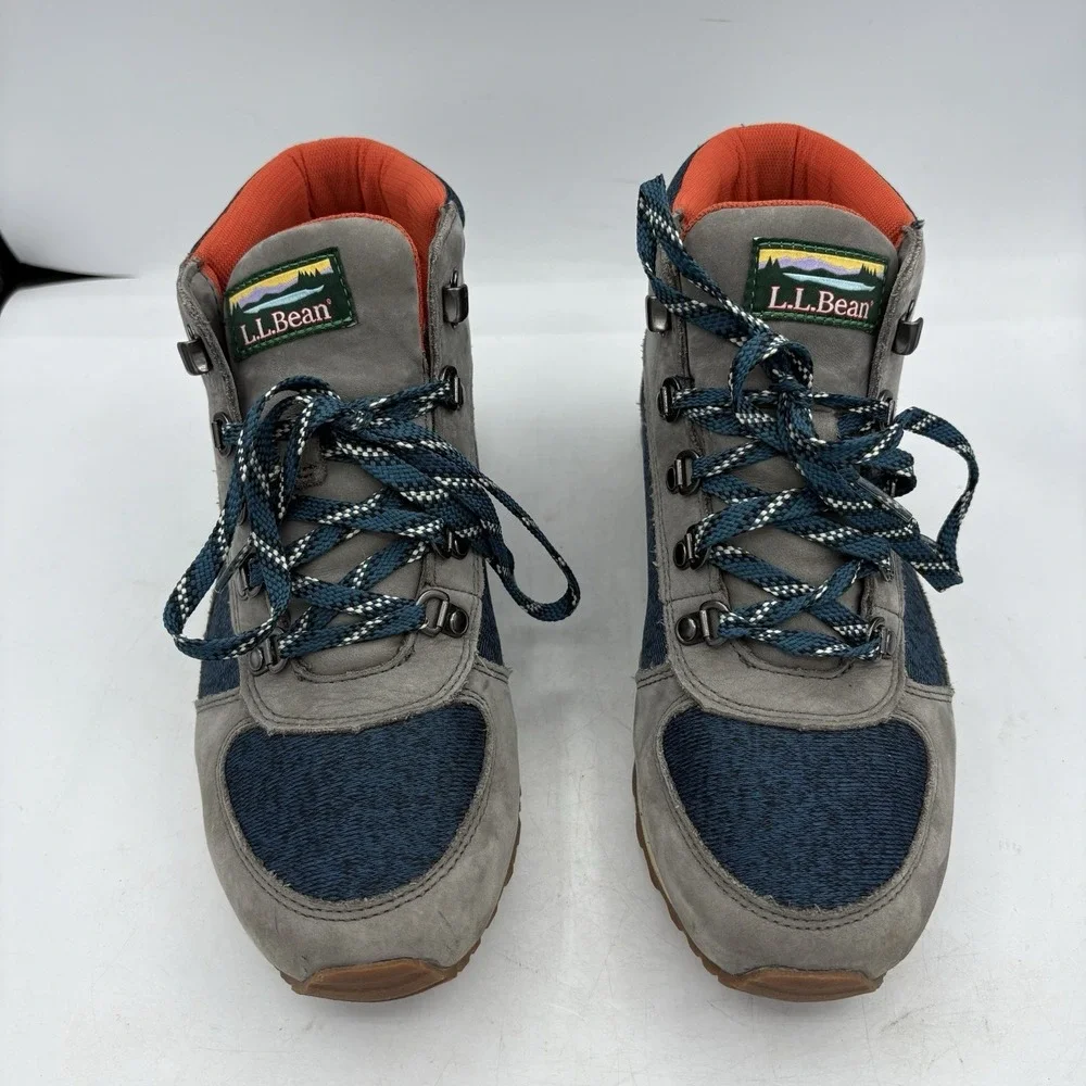 LL Bean Boots Mens Size 8 M TEK 2.5 Katahdin‎ Hiking Camp Gray Blue